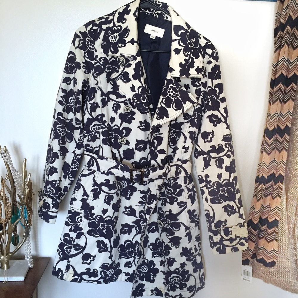 Merona Floral Coat